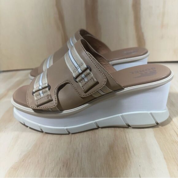 Sorel Joanie III Beige Slide Sandals Women’s Size 8 New in Box - Picture 7 of 7